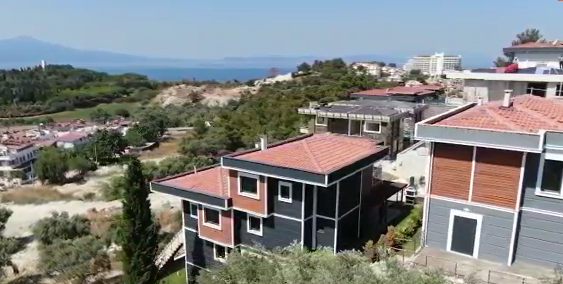 Satılık 5+1 Ful Deniz Manzaralı Sıfır Villa Kuşadası Kadınlardenizi 